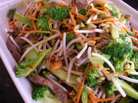 Asian Salad with Grilled Beef